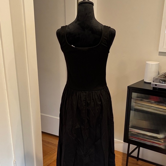 Marcella Clara Ponte & Cotton Midi A-Line Dress w Pockets - Picture 8 of 8